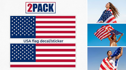 USA Flag Banner 2x3