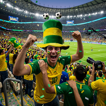 Brazil Fan Hat