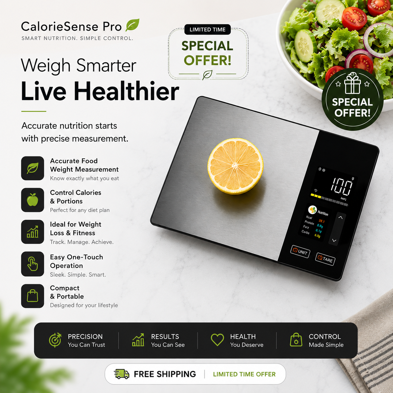 CalorieSense Pro